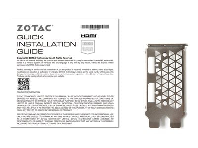 ZOTAC GAMING GeForce RTX 3050 6GB LP - Graphics card - GF RTX 3050 - 6 GB GDDR6 - PCIe 4.0 x8 low profile - DisplayPort, HDMI ZT-A30510L-10L