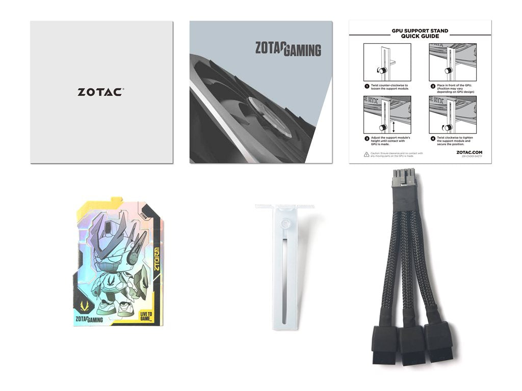 ZOTAC GAMING GeForce RTX 4070 Ti SUPER Trinity - White Edition - graphics card - GeForce RTX 4070 Ti Super - 16 GB GDDR6X - PCIe ZT-D40730Q-10P