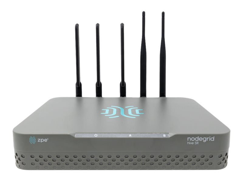 ZPE Nodegrid Hive SR - Wireless router - DSL/WWAN 4-port switch - 10GbE, 2.5GbE - WAN ports: 4 - Wi-Fi 5 - Bluetooth, LTE - Dual ZPE-HSR-416-5G-GW