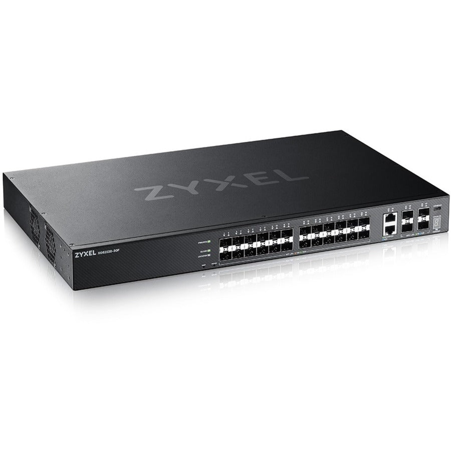 ZYXEL 24-port GbE L3 Access Switch with 6 10G Uplink - 24 Ports - Manageable - Gigabit