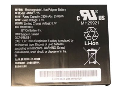 Zebra ET51/ET56 Internal Battery 8H for Windows Tablets BTRY-ET5X-8IN3-01