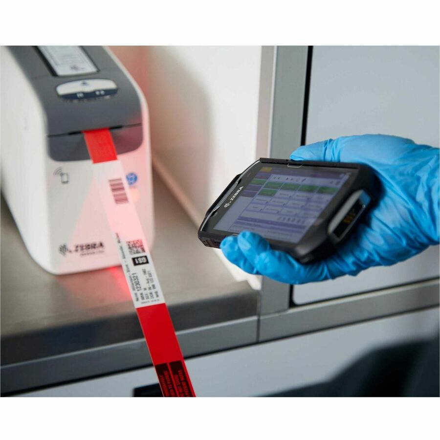 Zebra ZD510-HC Direct Thermal Printer - Monochrome - Portable - Wristband Print - Ethernet