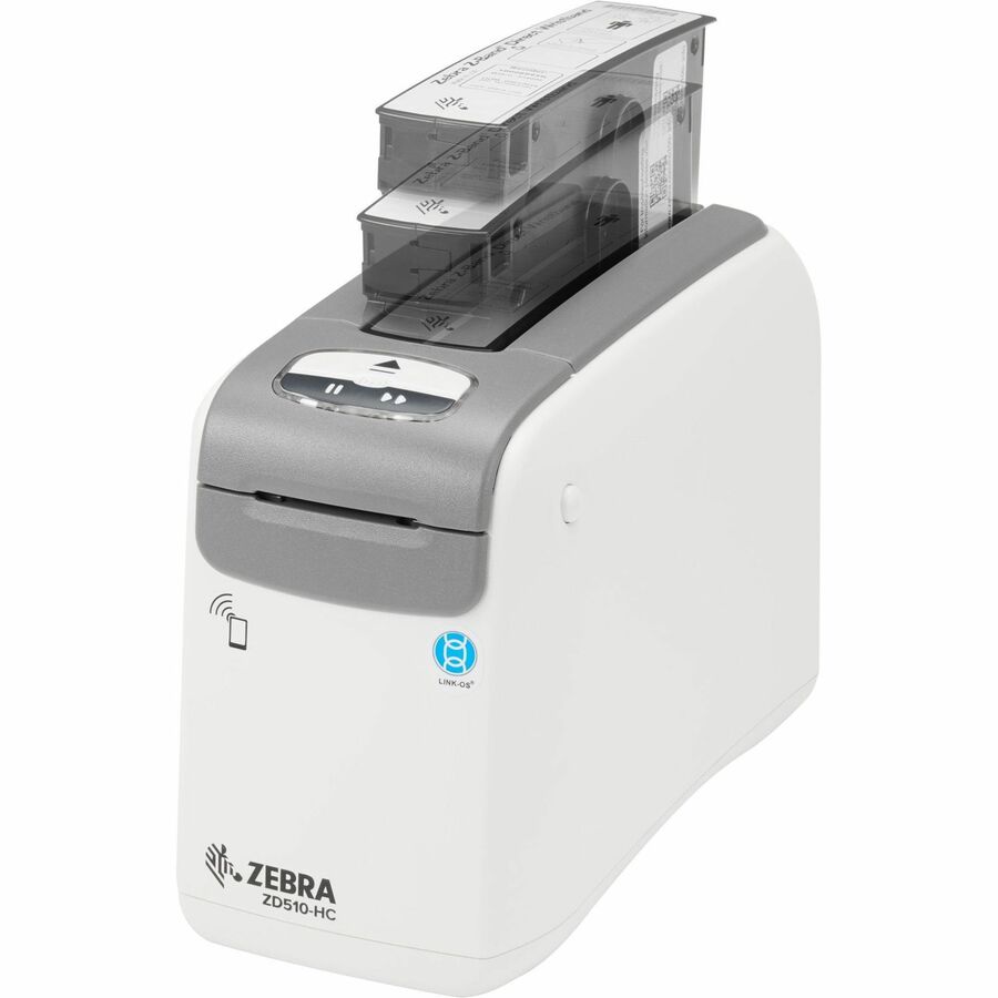 Zebra ZD510-HC Direct Thermal Printer - Monochrome - Portable - Wristband Print - Ethernet