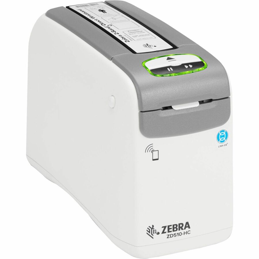 Zebra ZD510-HC Direct Thermal Printer - Monochrome - Portable - Wristband Print - Ethernet