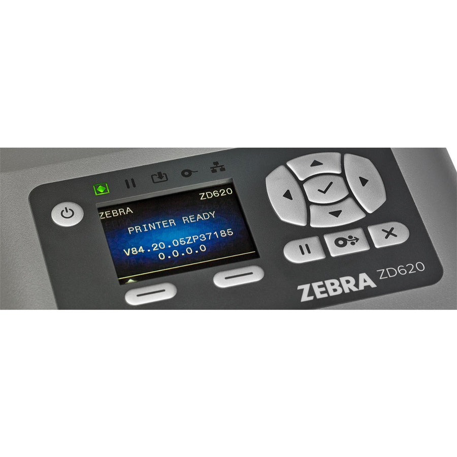 Zebra ZD620d Desktop Direct Thermal Printer - Monochrome - Label/Receipt Print - USB - Serial - Bluetooth - Wireless LAN - Near Field Communication (NFC) ZD62042-D01L01EZ