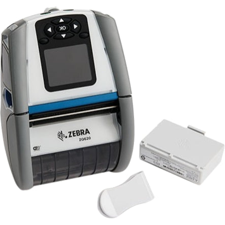 Zebra Zq620-Hc Mobile Direct Thermal Printer - Monochrome - Portable - Receipt Print - Usb - Bluetooth - Battery Included