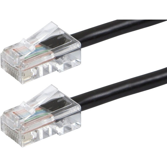 Zeroboot Series Cat6 24Awg Utp Ethernet Network Patch Cable, 10Ft Black