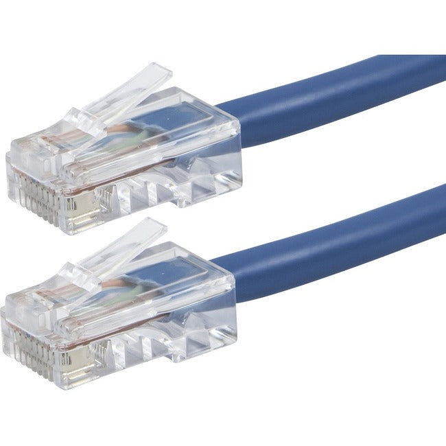 Zeroboot Series Cat6 24Awg Utp Ethernet Network Patch Cable, 10Ft Blue