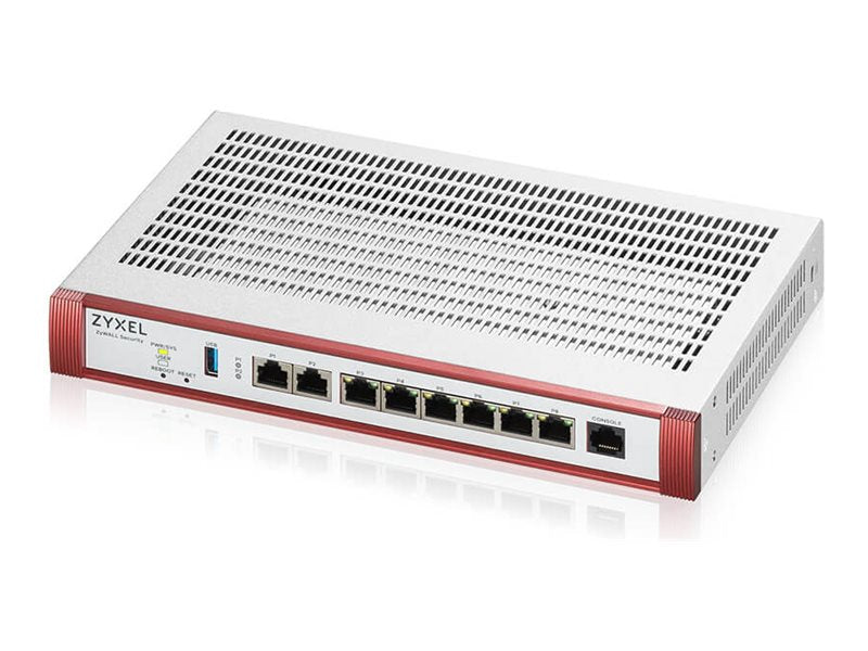Zyxel ZyWALL USG FLEX 200H - Firewall - with 1 year License Bundle - 8 ports - 1GbE, 2.5GbE - cloud-managed - rack-mountable USGFLEX200HBUN