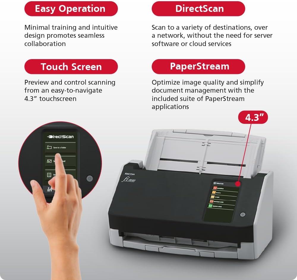 fi-8040 Fast Front Office & Desktop Document PA03836-B005