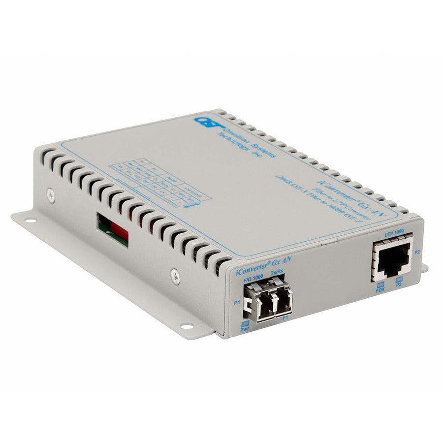 iConverter 1000Mbps Gigabit Ethernet Fiber Media Converter RJ45 LC Multimode 550m 8506N-0-D