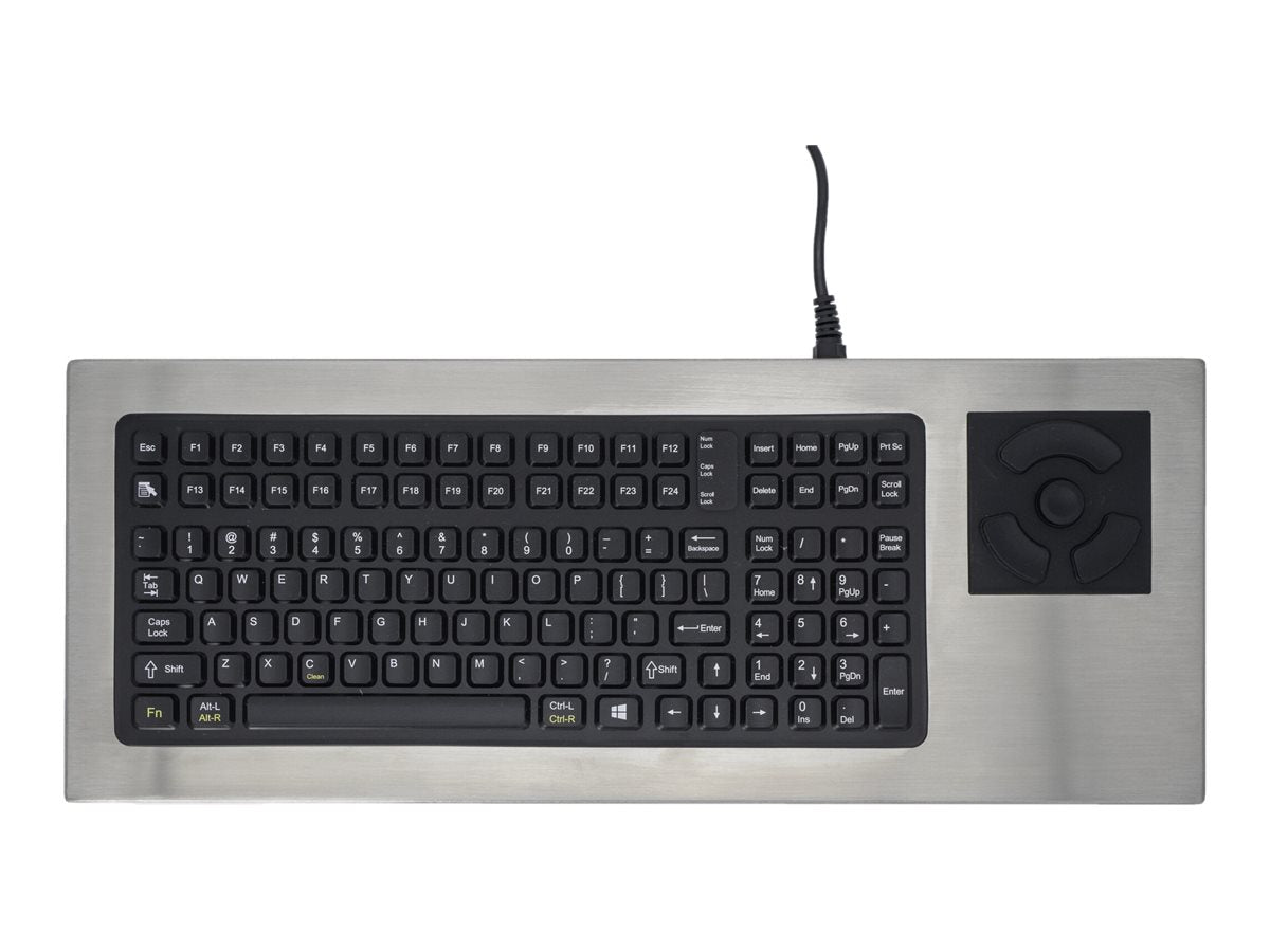 iKey DT-2000-FSR - Keyboard - industrial - with Force Sensing Resistor Pointing Device - PS/2 - key switch: Tactile DT-2000-FSR-IS-CXPS2/USB