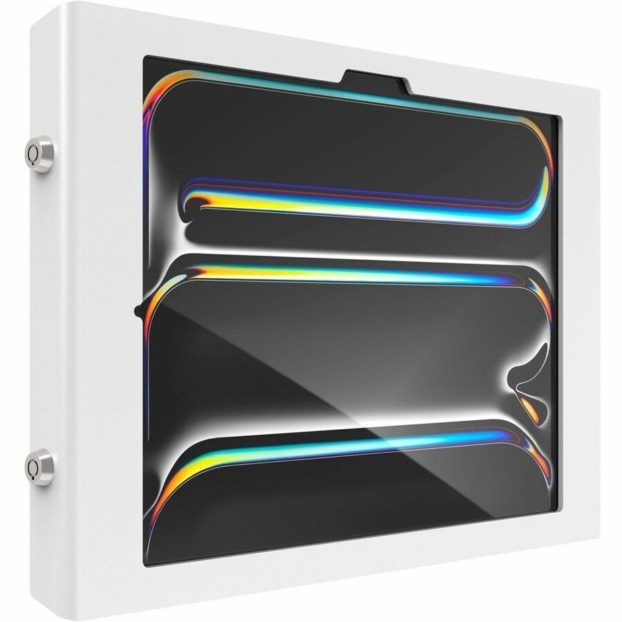 iPad Pro M4 13" (2024), Apex Secured Enclosure Wall Mount - White 13PAPX4W