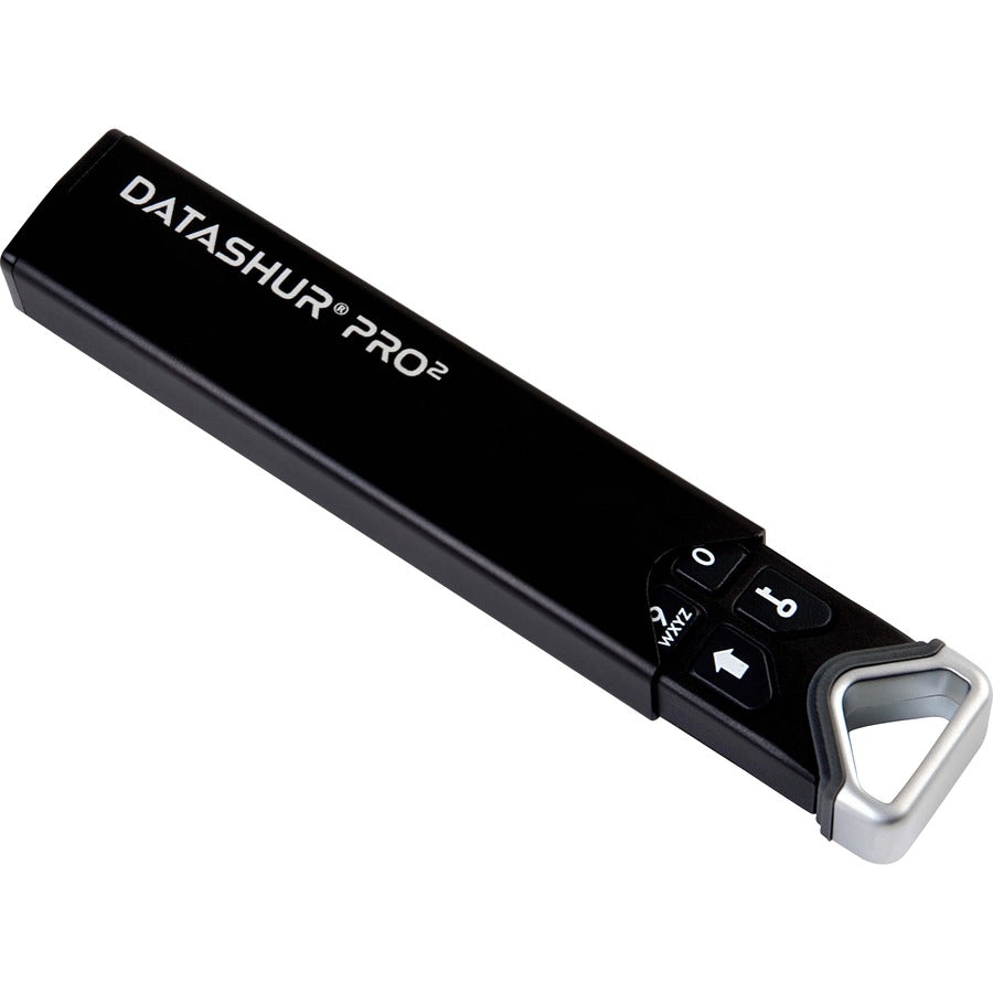 iStorage datAshur PRO2 512 GB | Secure Flash Drive | FIPS 140-2 Level 3 Certified | Password protected | Dust/Water-Resistant | IS-FL-DP2-256-512