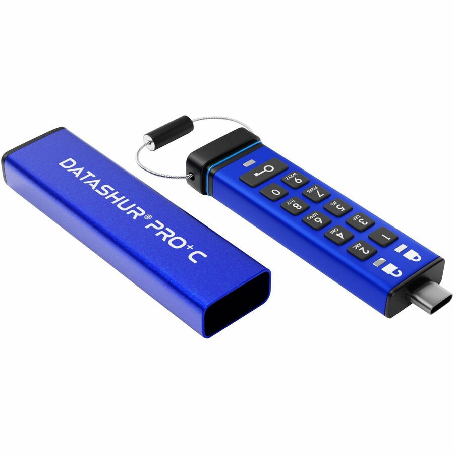 iStorage datAshur PRO+C 512GB USB-C FIPS 140-3 Level 3 Secure Flash Drive