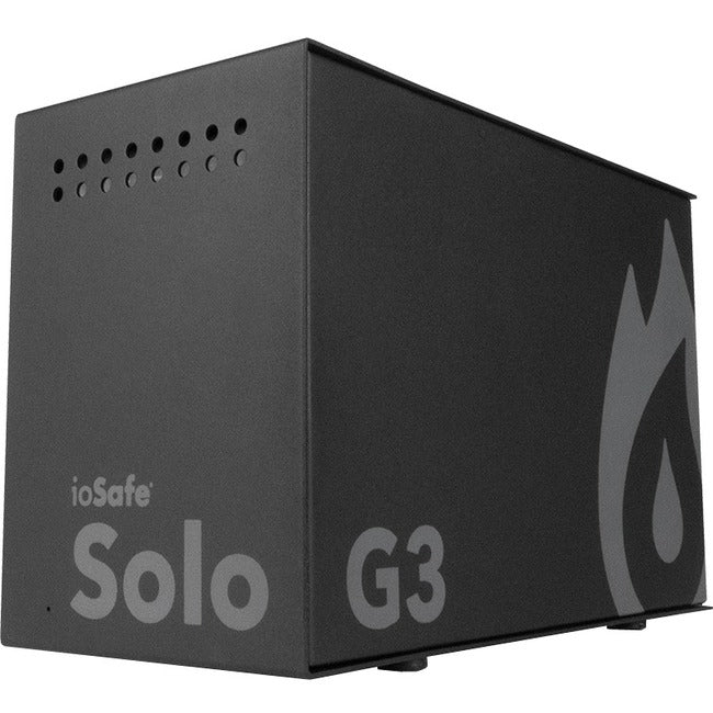 ioSafe Solo G3 Black Edition 3 TB Desktop Hard Drive - External - Black 71300-1237-1200