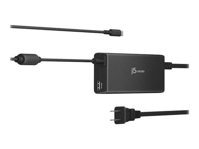 j5create 100W USB-C PD Fast Charger for MacBook Pro & Chromebook