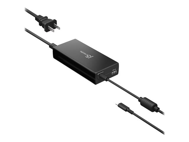 j5create 100W USB-C PD Fast Charger for MacBook Pro & Chromebook