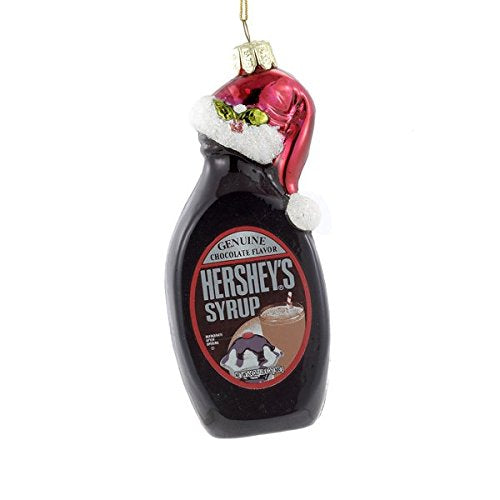 Glass Hershey's Syrup Bottle Ornament