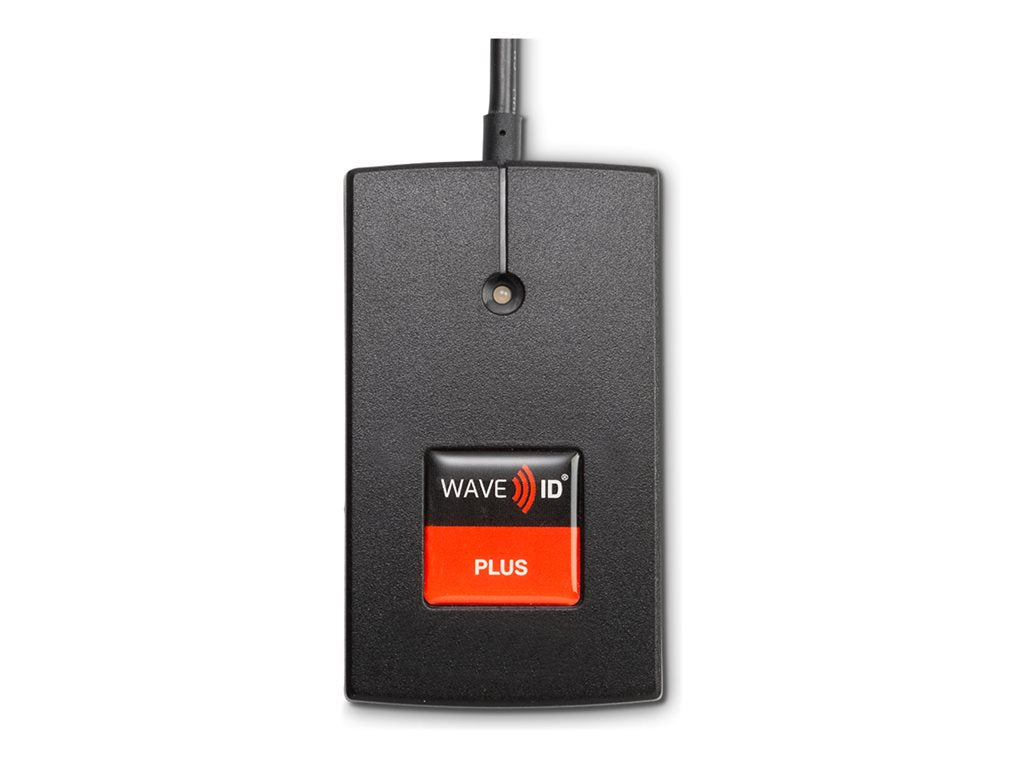 rf IDEAS WAVE ID Plus Keystroke V2 - RF proximity reader - RS-232 - 125 KHz / 132 KHz / 13.56 MHz - black