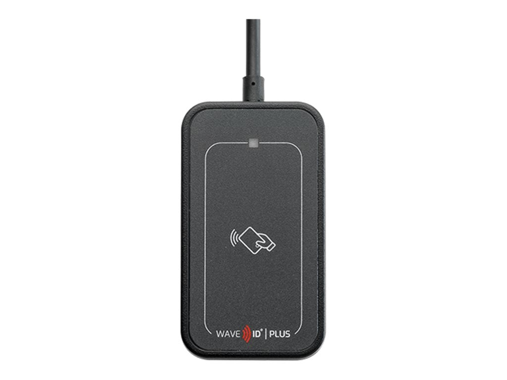 rf IDEAS WAVE ID Plus Mini SDK - RF proximity reader / SMART card reader - USB - 13.56 MHz - black, gray inlay