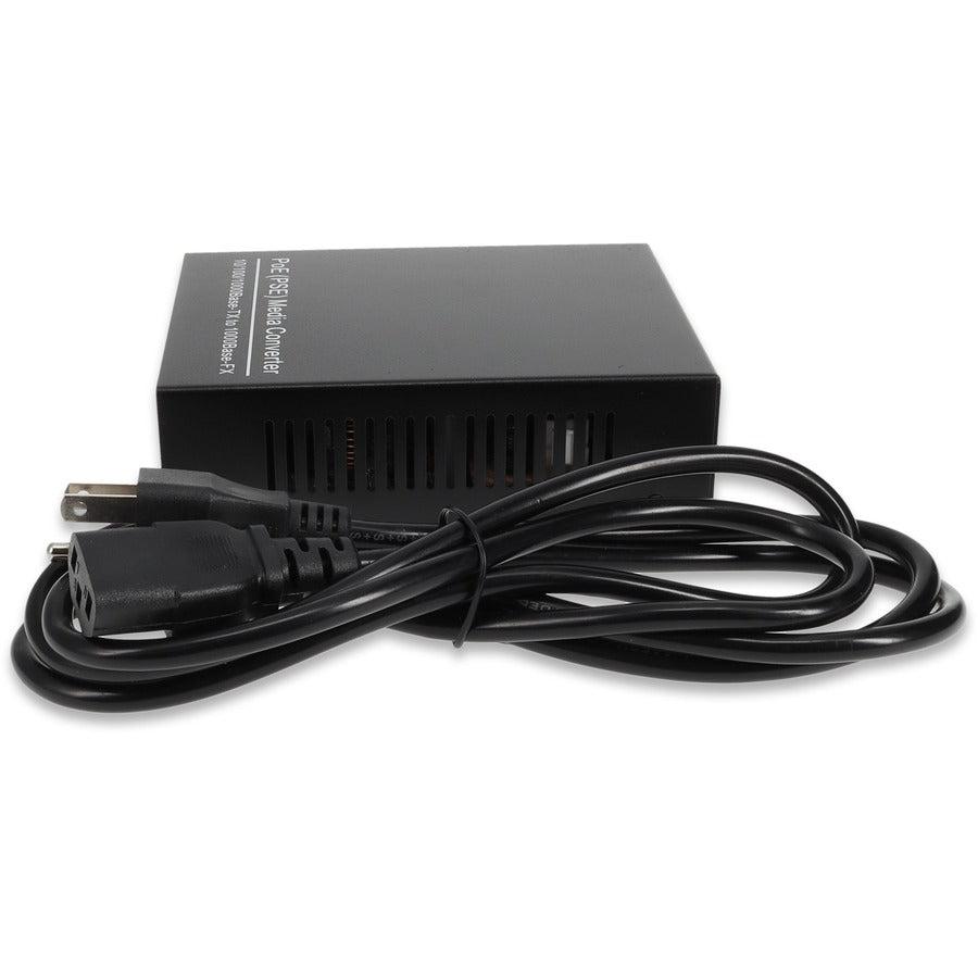 10/100/1000Base-TX(RJ-45) to 1000Base-SX(SC) MMF 850nm 550m POE Media Converter ADD-GMCP-SX-5SC