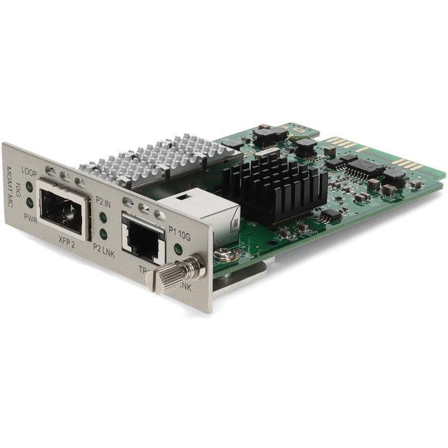 10GBase-T Media Converter Card RJ-45 XFP - 10 Gigabit Ethernet Network Adapter | Tecisoft ADD-MCC10GRJXFP