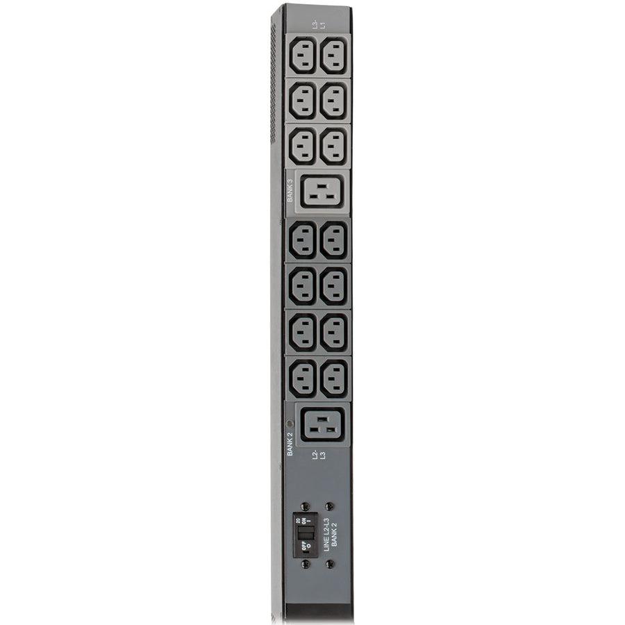 10kW Monitored PDU 3-Phase - LX Platform Network PDU with Touchscreen | TecISoft PDU3EVN6L1530B