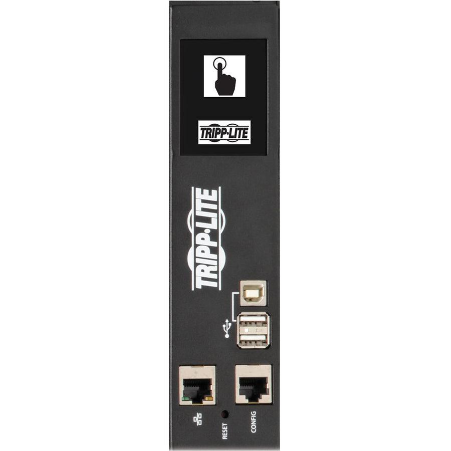 10kW Monitored PDU 3-Phase - LX Platform Network PDU with Touchscreen | TecISoft PDU3EVN6L1530B