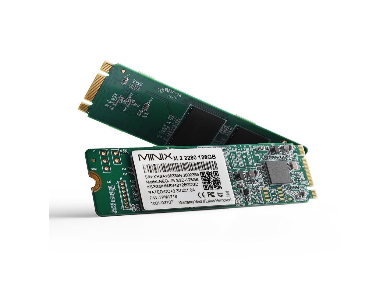 128Gb M.2 Ssd For Minix Neo J50C-4 Pre-Installed With Windows 10 Pro