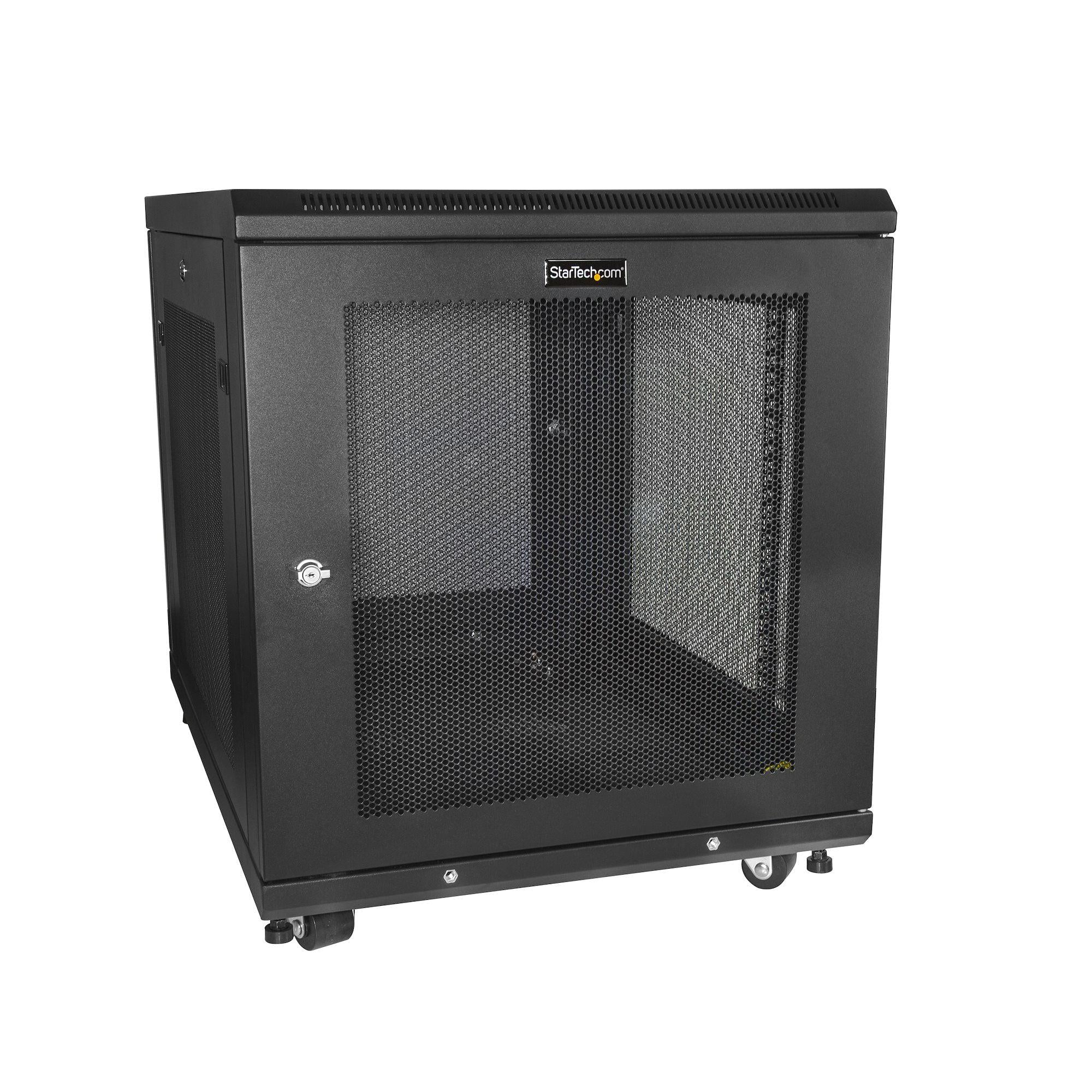 12U Server Rack Cabinet - Professional IT Infrastructure Solution | TechoSoft RK1233BKM