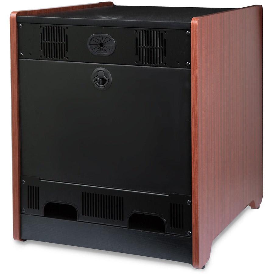 12U Server Rack Cabinet - Wood Finish TAA Compliant | StarTech RKWOODCAB12