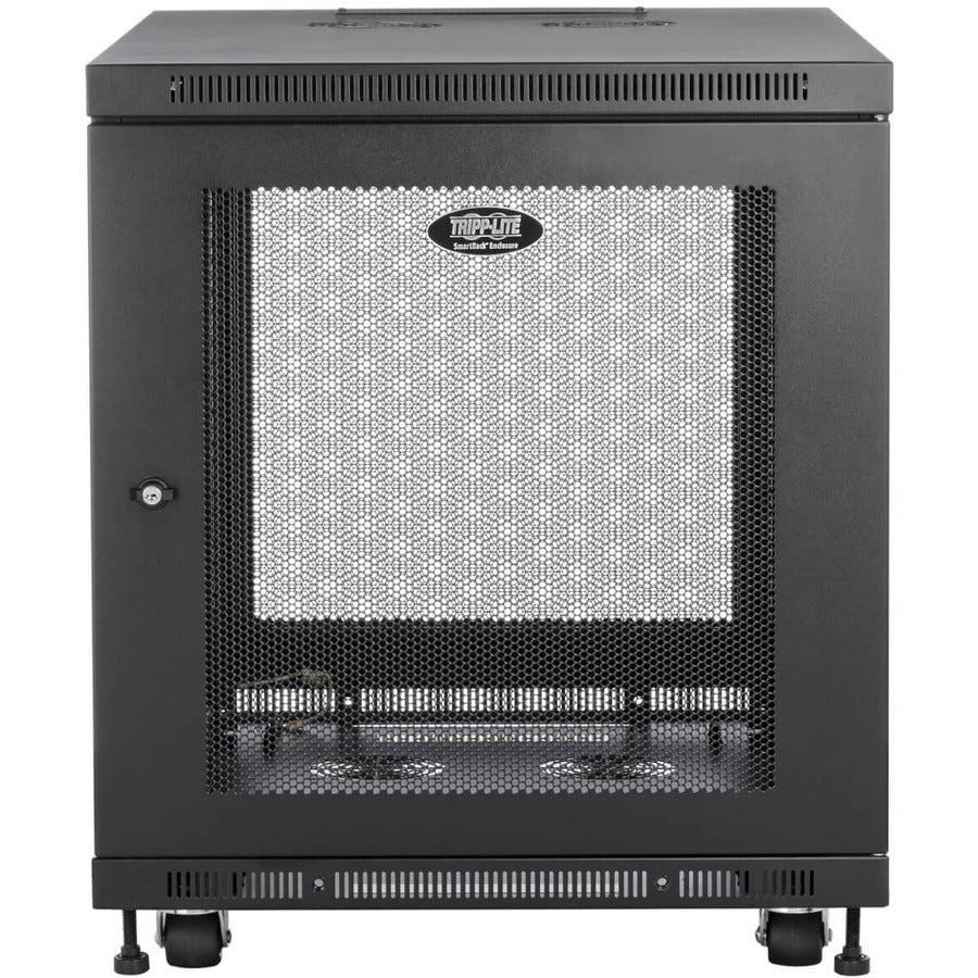 12U Server Rack - SmartRack Mid-Depth Enclosure | Tripp Lite SR12UB