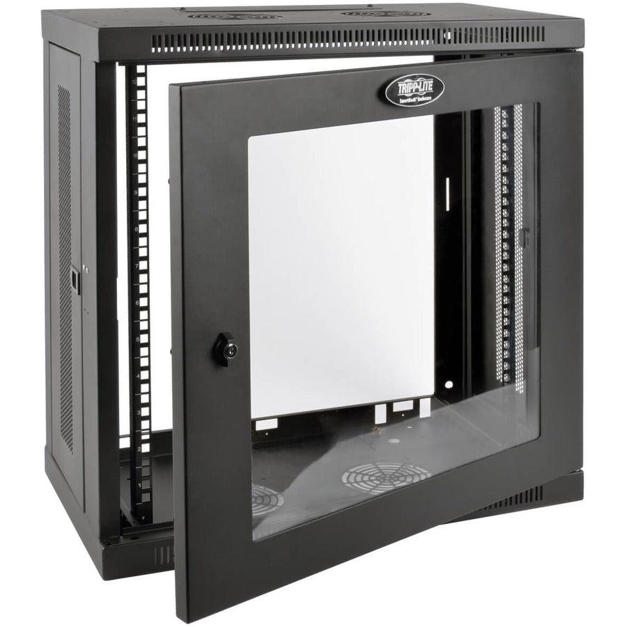 12U Wall Mount Rack - Patch Depth Network Cabinet | Tripp Lite SmartRack SRW12U13G