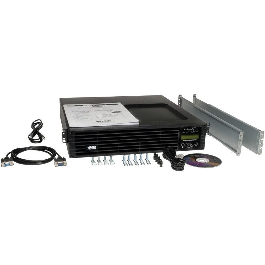 1500VA Smart UPS - Double-Conversion Online Battery Backup | Tripp Lite SmartOnline SU1500RTXLCD2U