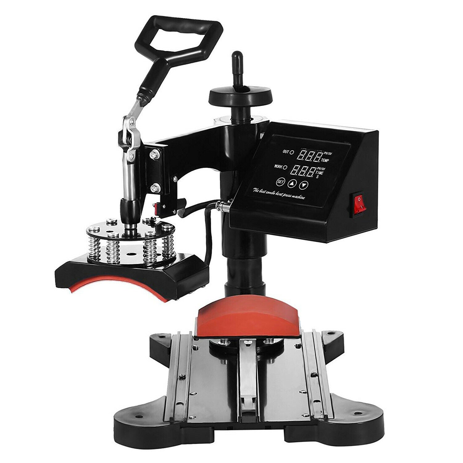 15"X15" 8 In 1 Heat Press Machine Digital Transfer Sublimation T-Shirt Mug Hat