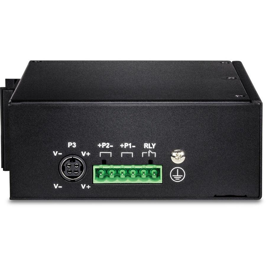 16-Port Industrial Gigabit PoE+ DIN-Rail Switch - TRENDnet TI-PG160