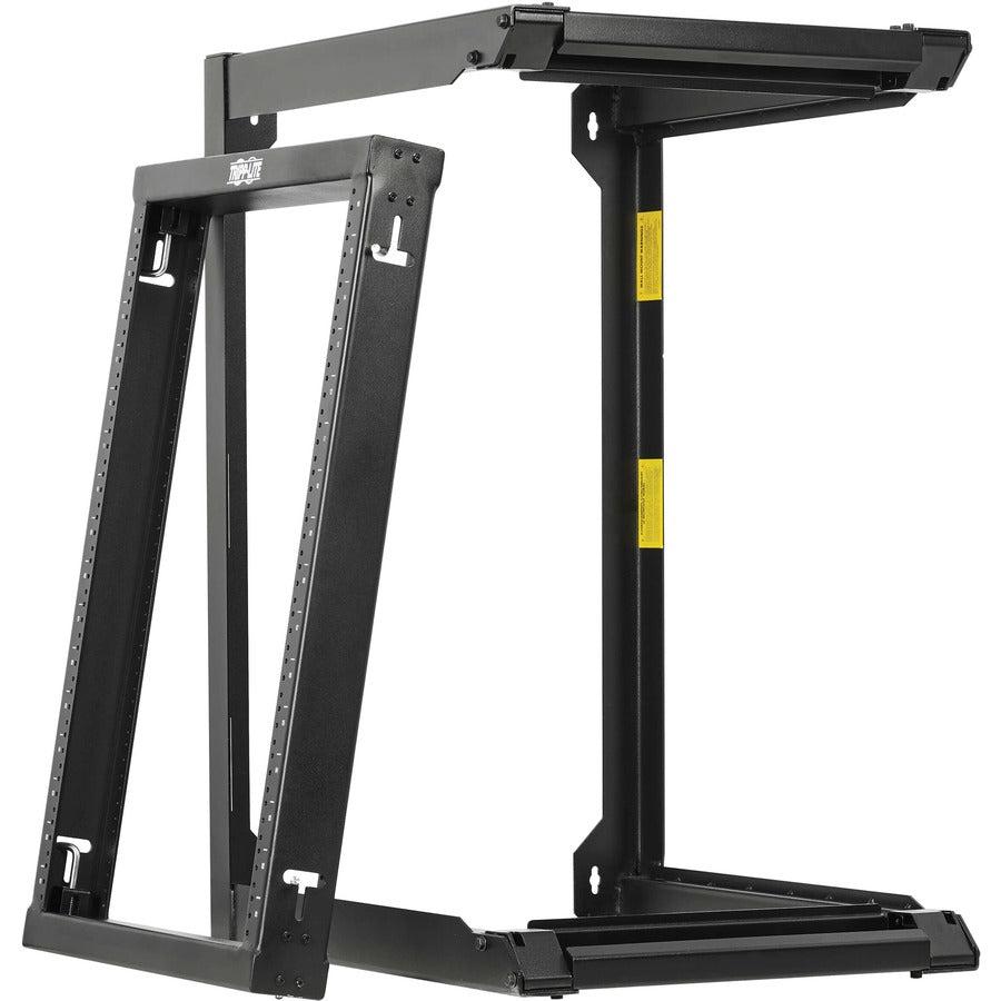 16U 2-Post Open Frame Rack - Heavy Duty Wall Mount | Tecisoft SRWO16US