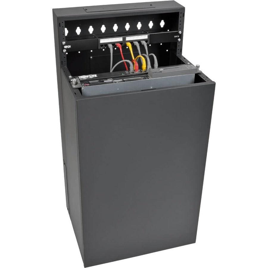 16U Server Rack Enclosure - Vertical Wall Mount Cabinet | Tripp Lite SRWF16U38