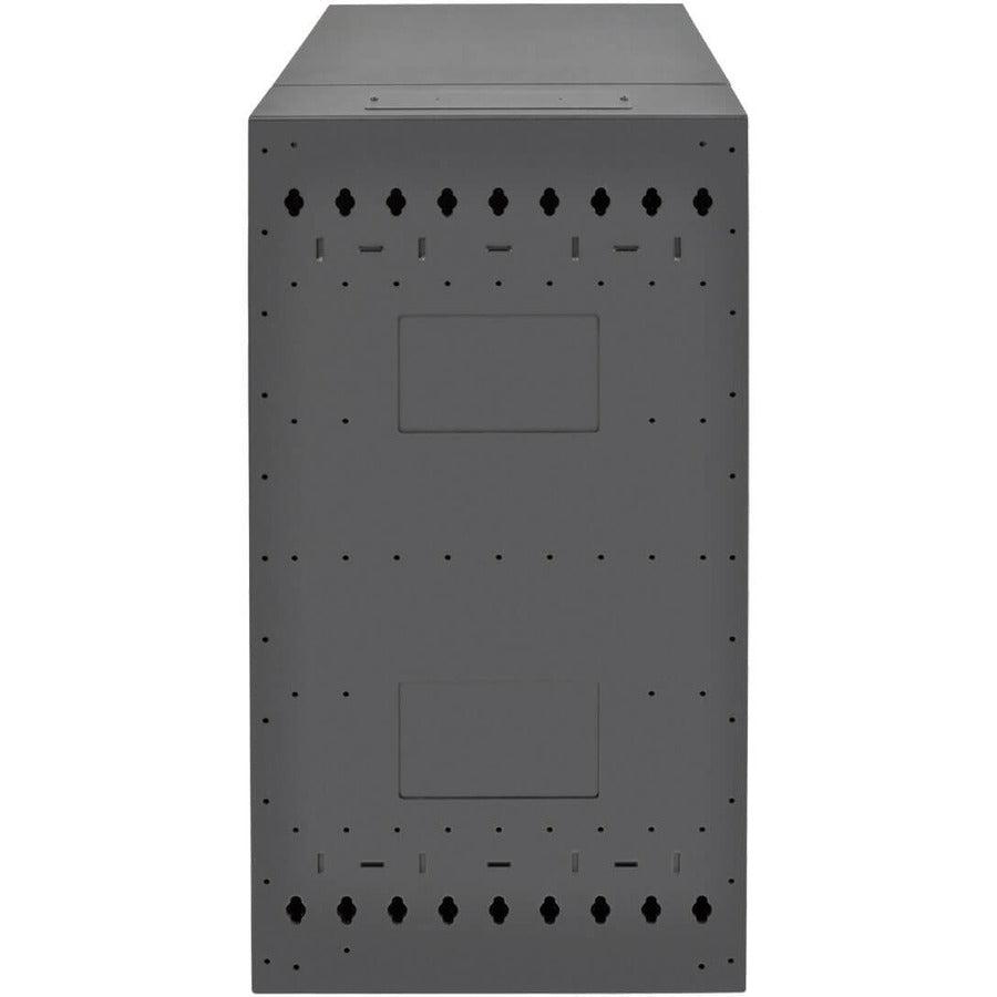 16U Server Rack Enclosure - Vertical Wall Mount Cabinet | Tripp Lite SRWF16U38