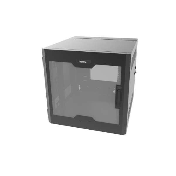 18RU Swing-Out Wall Mount Cabinet - Network Equipment Storage | C2G SWM18RUPL-26-26