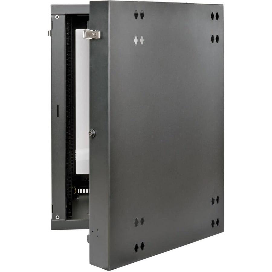18U Wall Mount Rack Enclosure - UPS Depth Cabinet with Acrylic Window | TecISoft SRW18USDPG