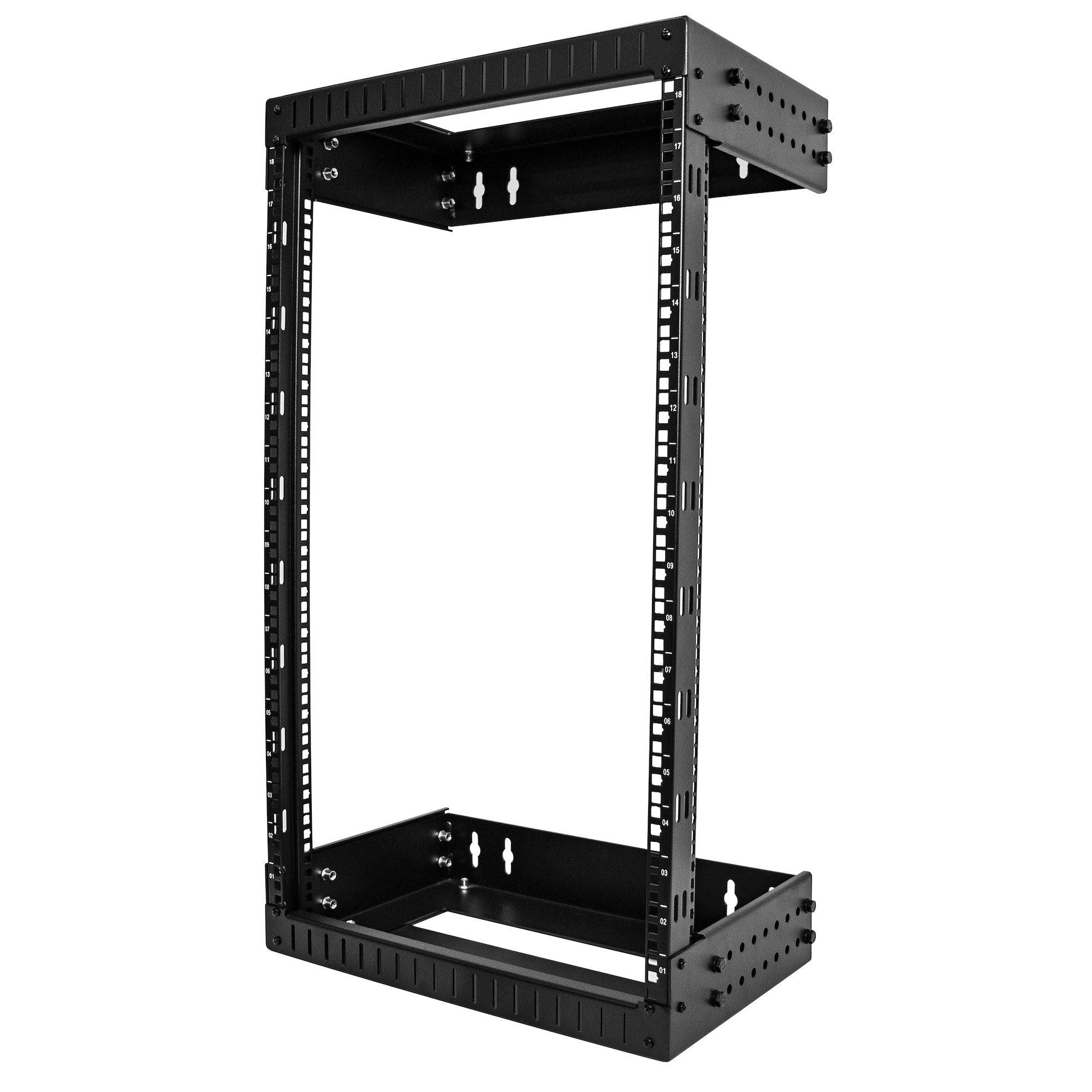 18U Wall Mount Rack - Heavy-Duty Network Server Rack | StarTech RACK-18U-20-WALL-OA