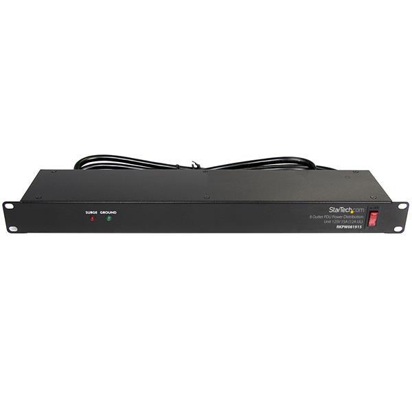 1U Power Distribution Unit - 8 Outlet Rackmount PDU | StarTech.com RKPW081915