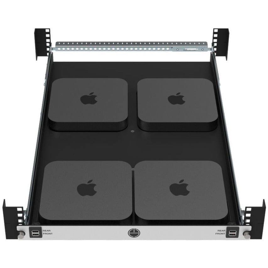 1U Server Rack Shelf Tool-Less Mac Mini Mounting | Rack Solutions 112-5541