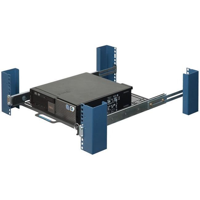 1U Server Rack Shelf Sliding Computer Shelf 20 Inch Depth 1USHL-112-20