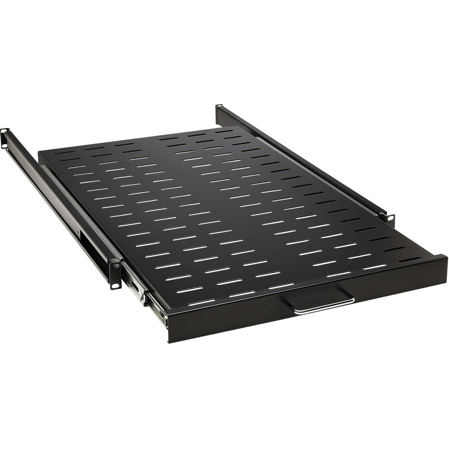 1U Vented Rack Shelf Sliding Steel - SmartRack 50lb Capacity | Tripp Lite SRSHELF4PSLVENT