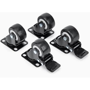 2 Heavy Duty Casters- 4 Pcs,Casters Swivel- 2 Locking Wheels
