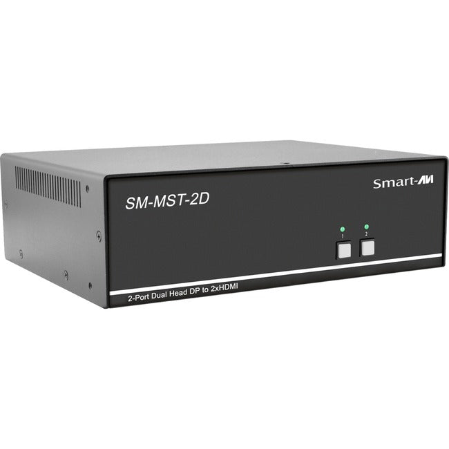 2-Port DisplayPort MST KVM Switch 4K UHD Dual Monitor USB SM-MST-2D