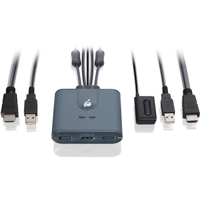 2-Port HDMI KVM Switch with HDMI and USB Connections GCS32HU